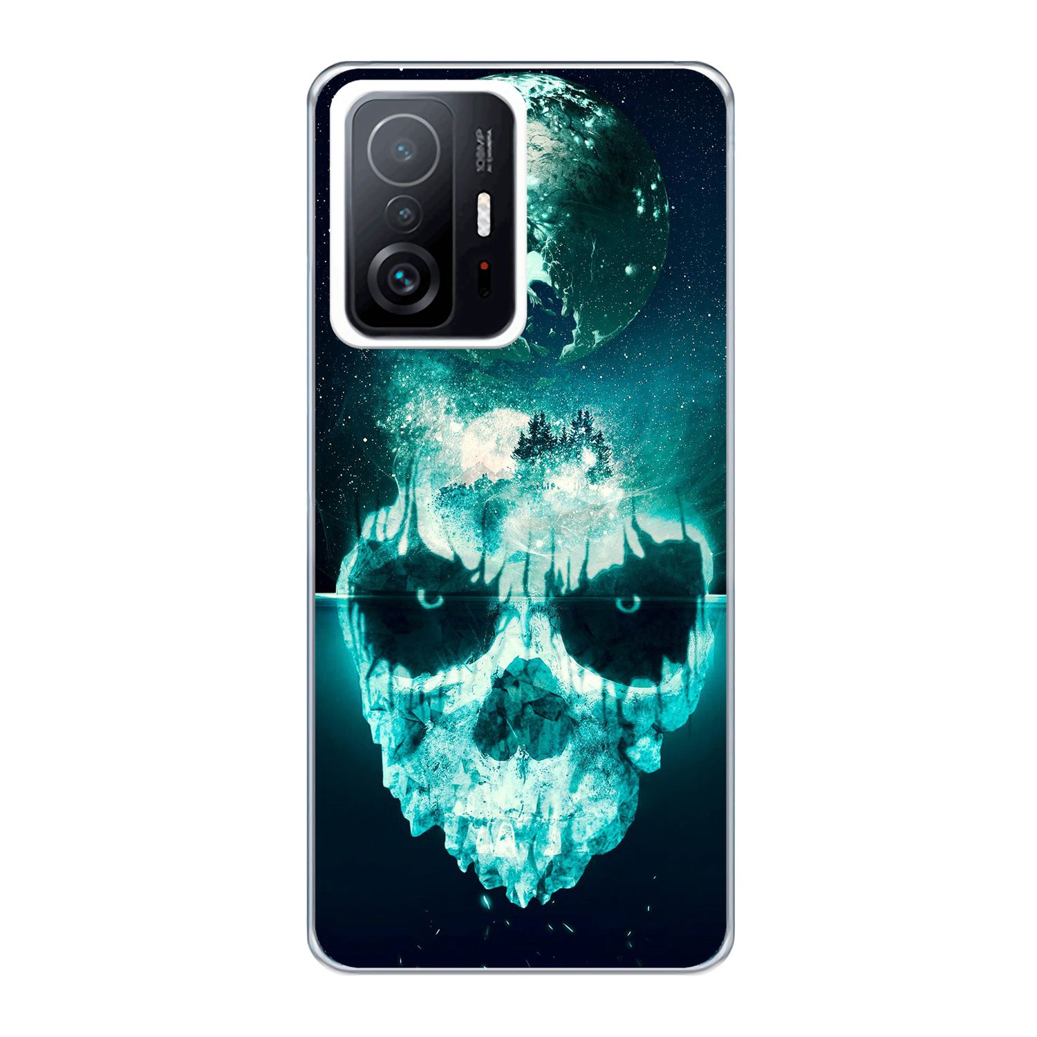 KÖNIG DESIGN Case, Backcover, Xiaomi, Pro, 11T / 11T Mi Totenkopf