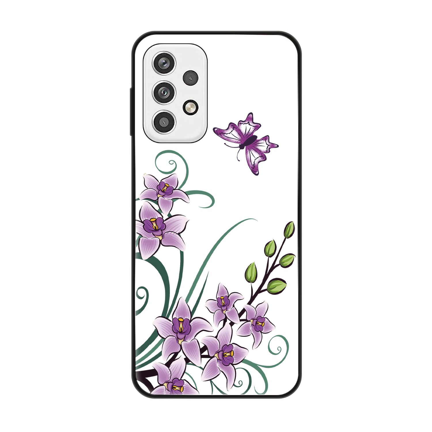 Galaxy KÖNIG Case, Lotusblume Samsung, Backcover, A23, DESIGN