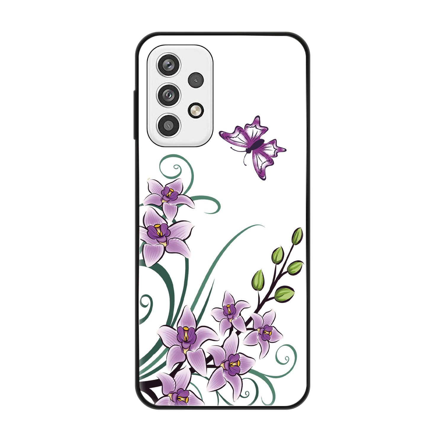 KÖNIG DESIGN Case, Backcover, Samsung, Lotusblume A23, Galaxy