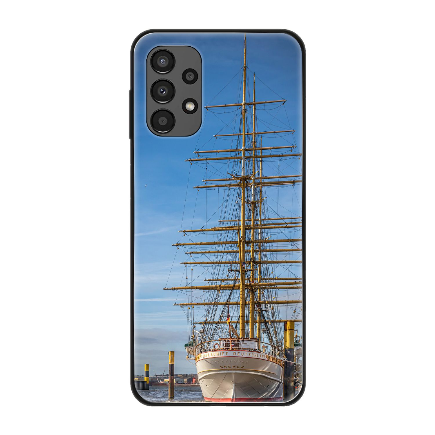 KÖNIG DESIGN Samsung, Segelboot Case, A13 Galaxy 4G, Backcover