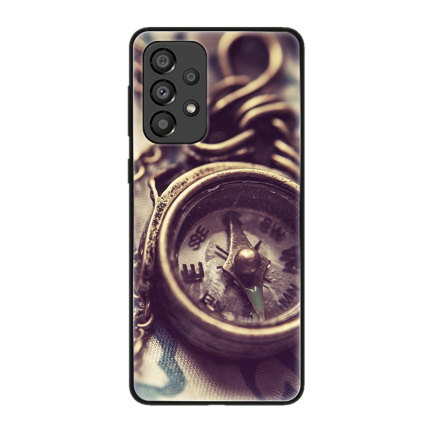 5G, KÖNIG Backcover, DESIGN Samsung, A33 Galaxy Case, Kompass