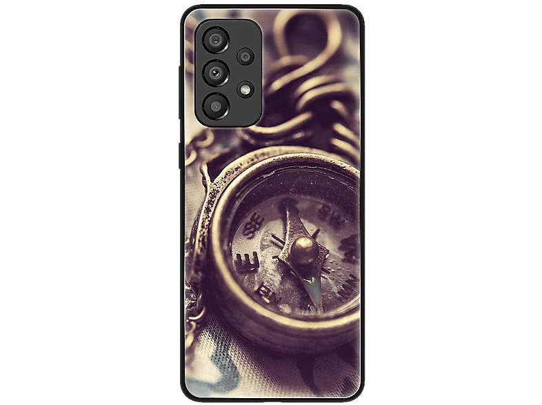 5G, KÖNIG Backcover, DESIGN Samsung, A33 Galaxy Case, Kompass