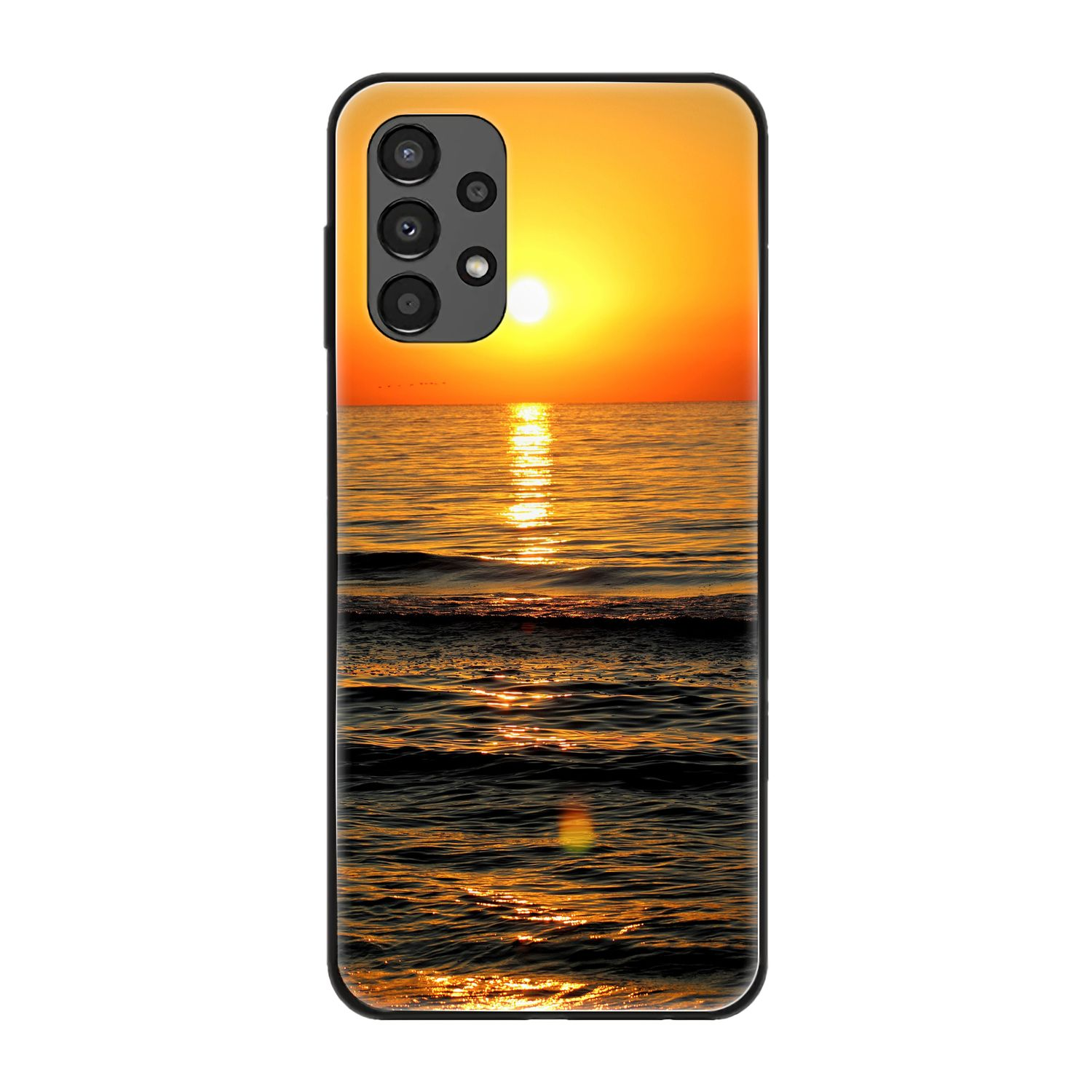 KÖNIG DESIGN Case, Backcover, Samsung, Sonnenuntergang A13 Galaxy 4G