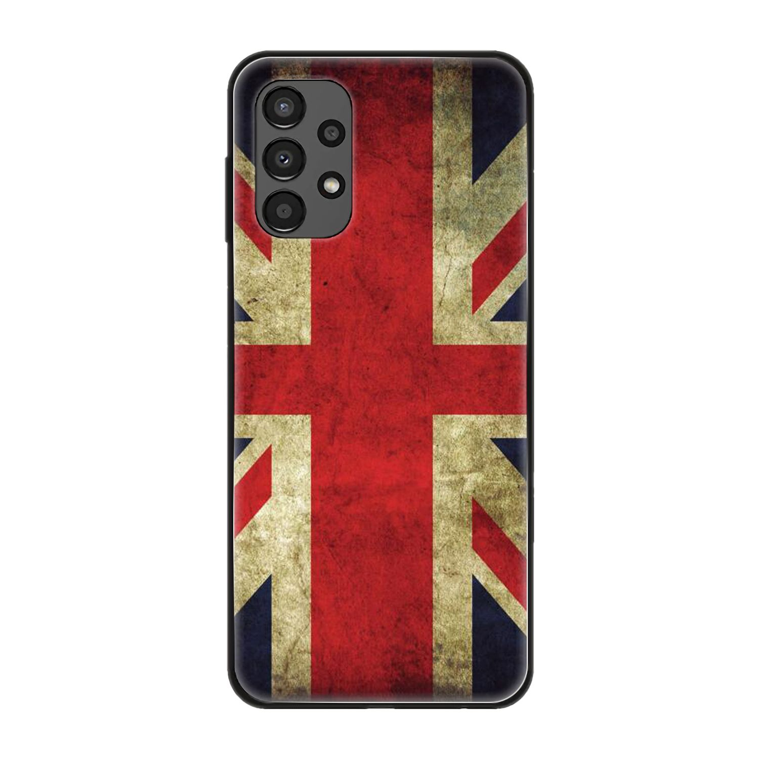 A13 Galaxy DESIGN Flagge Backcover, KÖNIG Case, 4G, England Samsung,