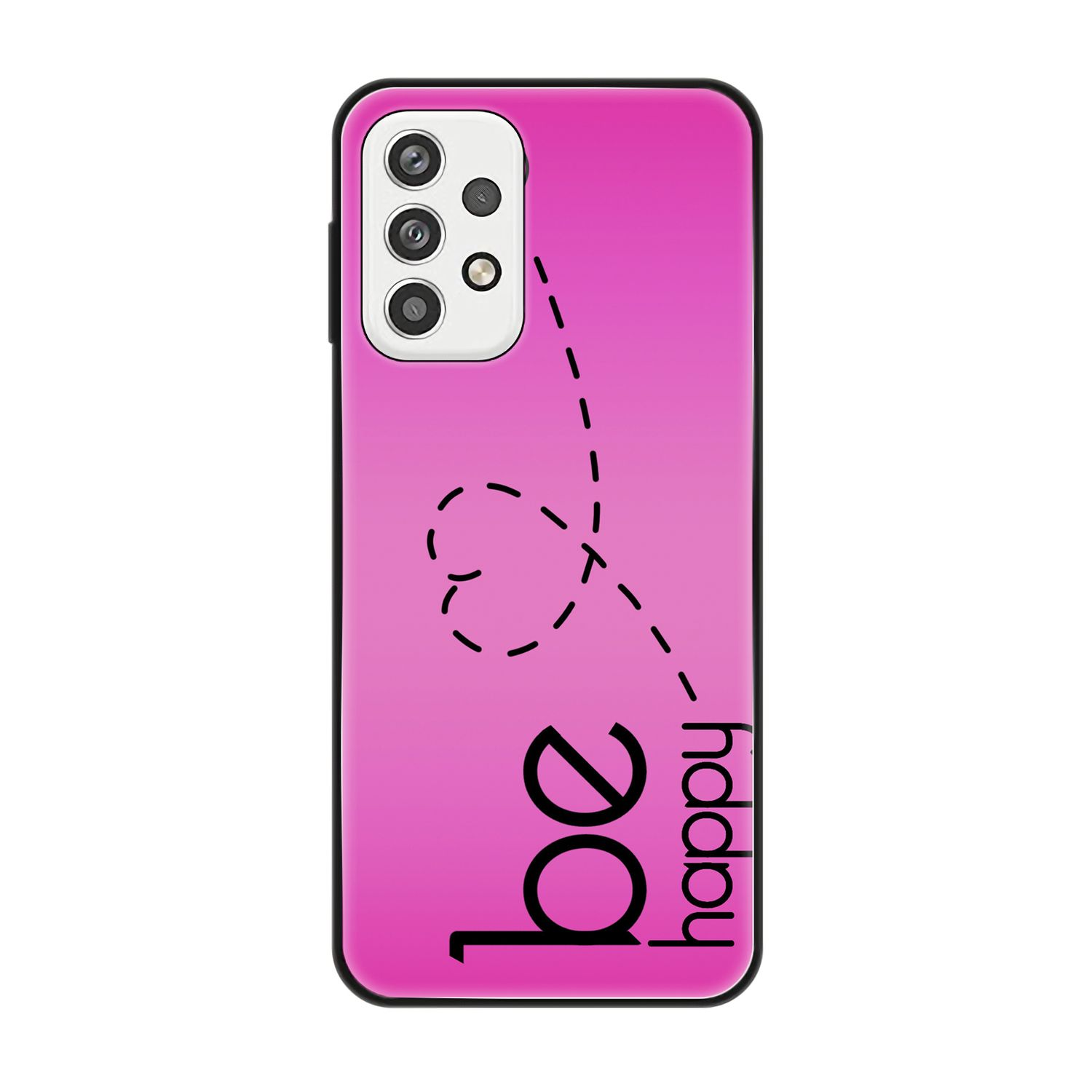 Case, Be A23, Happy Galaxy KÖNIG Backcover, Pink DESIGN Samsung,