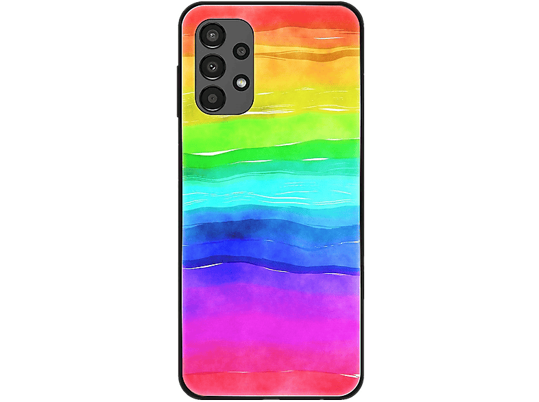 Backcover, Galaxy Samsung, Regenbogen 4G, KÖNIG DESIGN A13 Case,