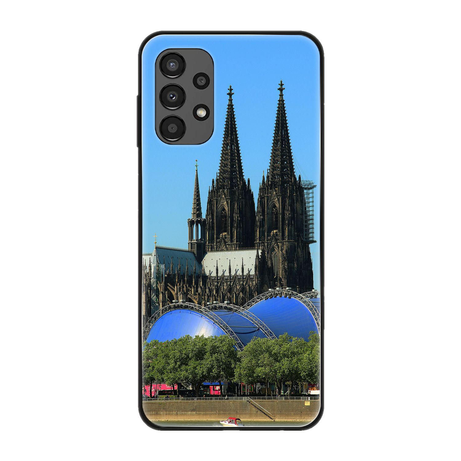 Backcover, A13 Galaxy 4G, DESIGN Dom Case, KÖNIG Kölner Samsung,