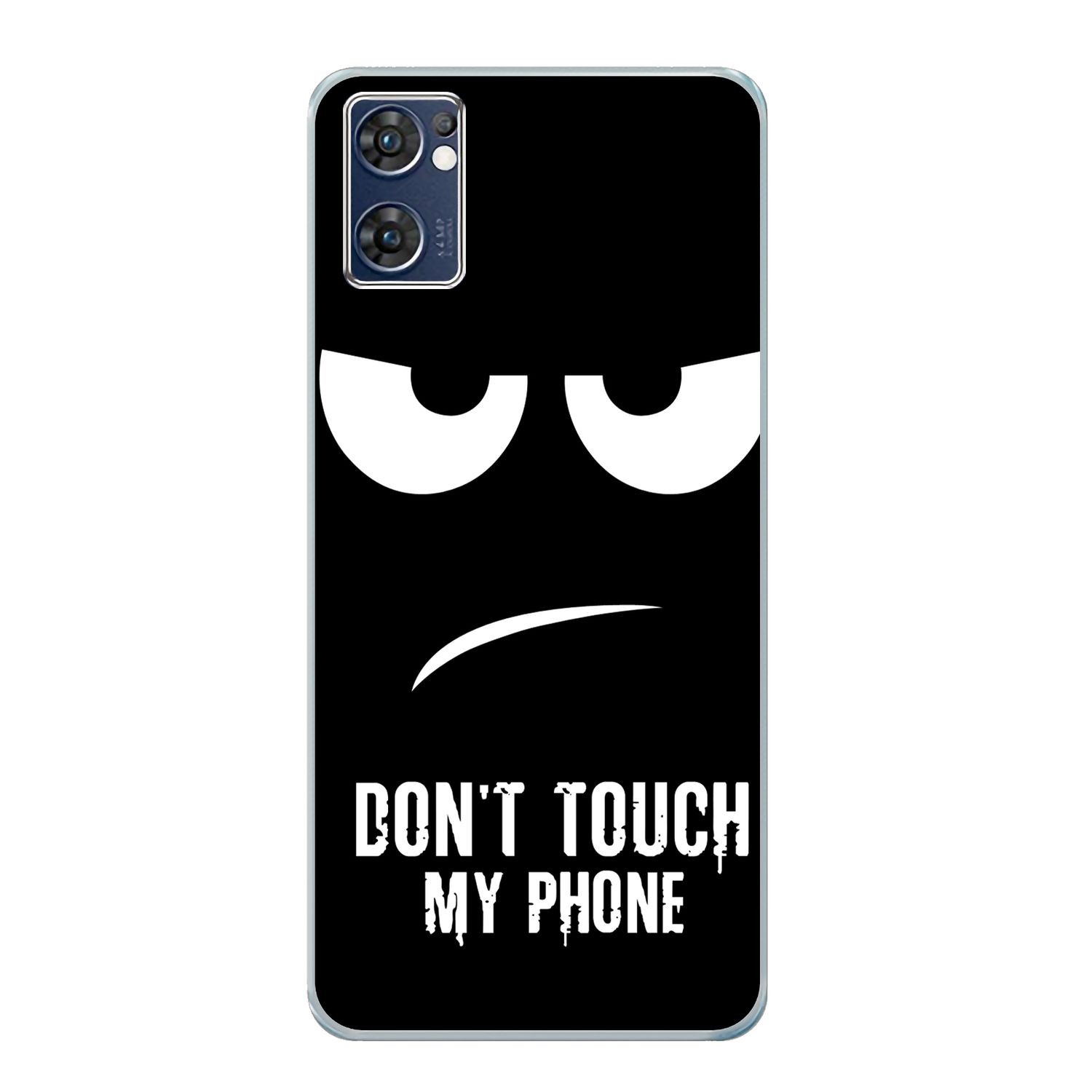 Phone Find Backcover, My Case, X5 Dont KÖNIG Oppo, DESIGN Touch Lite, Schwarz