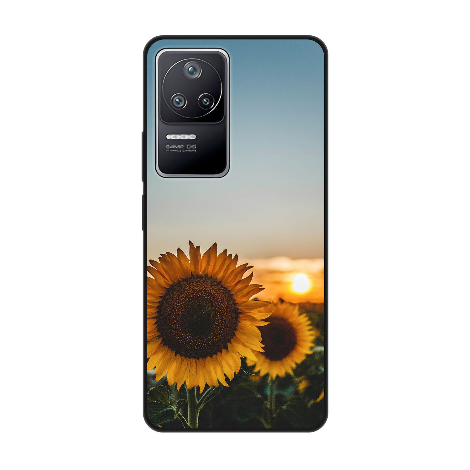 KÖNIG F4, Xiaomi, DESIGN Backcover, Sonnenblumen Poco Case,