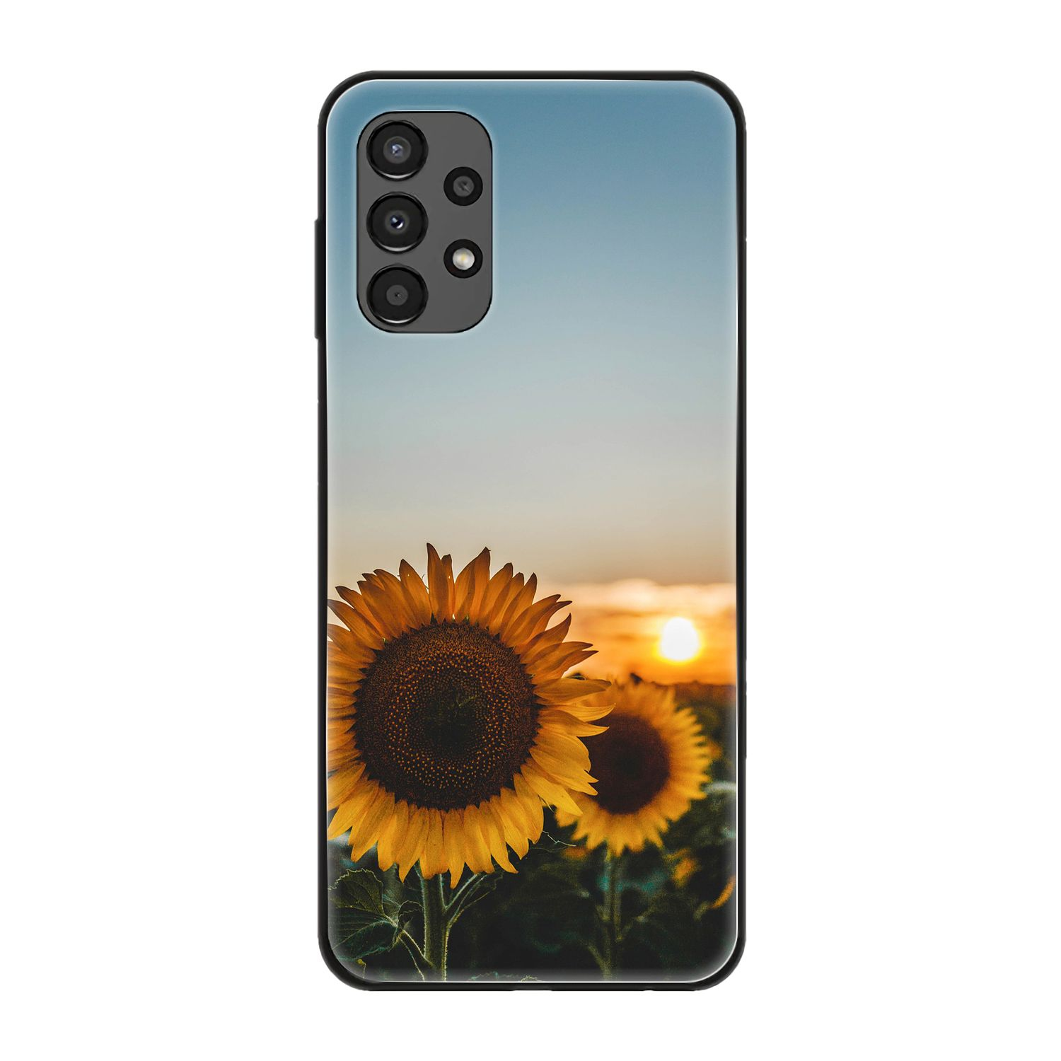 Sonnenblumen KÖNIG Backcover, Galaxy Case, A13 DESIGN 4G, Samsung,