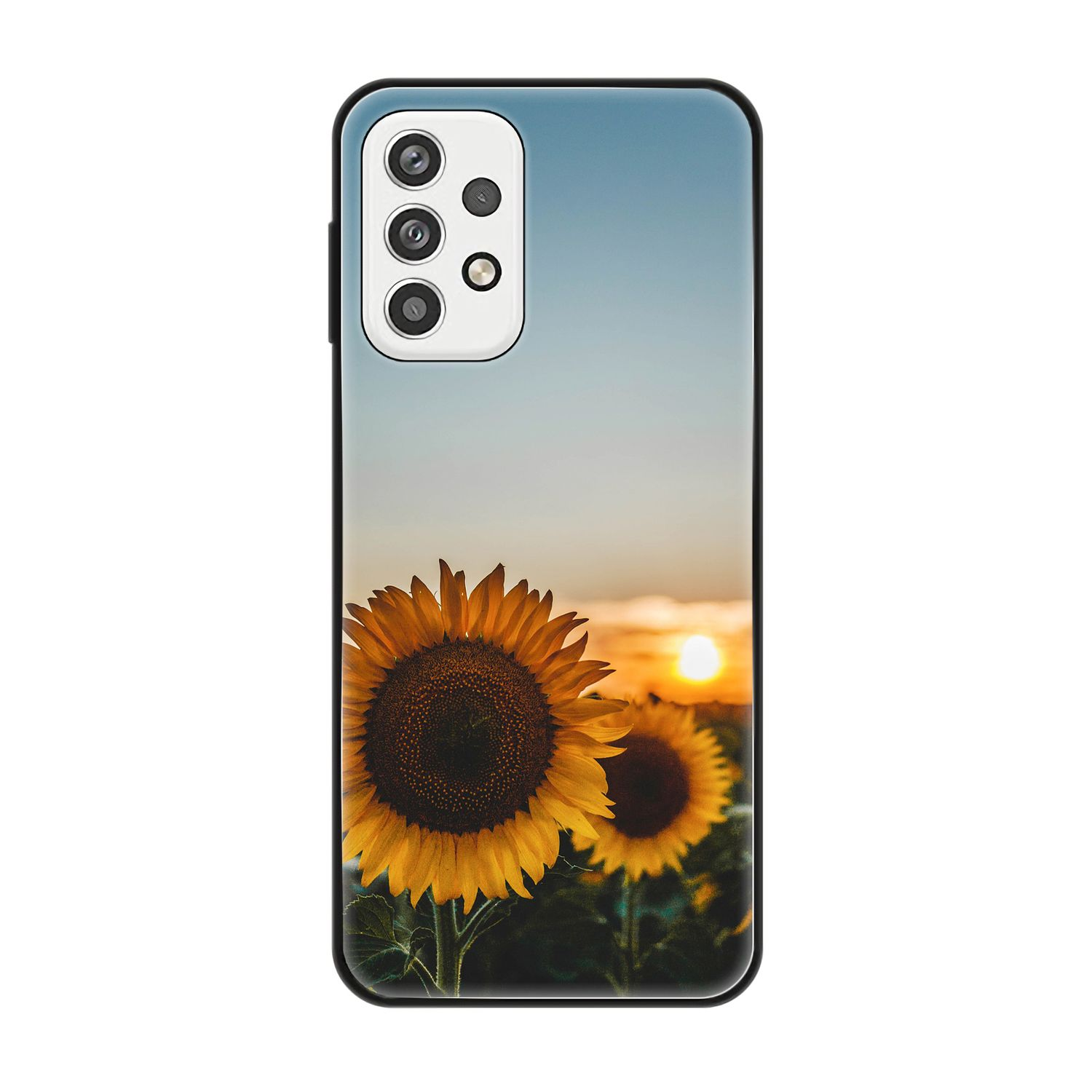 KÖNIG DESIGN Galaxy Case, Backcover, A23, Sonnenblumen Samsung