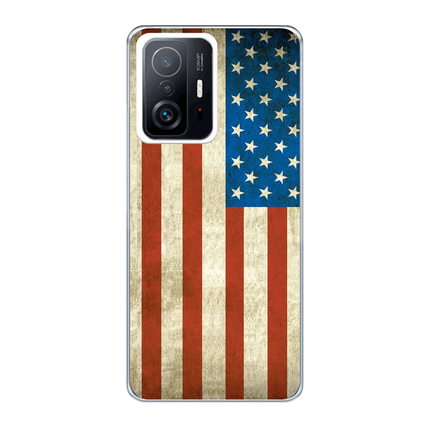 KÖNIG DESIGN Case, Backcover, Pro, / Mi 11T 11T Xiaomi, Flagge USA