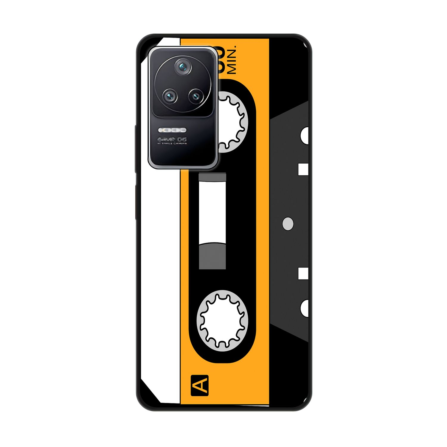 Kassette DESIGN Backcover, Xiaomi, Retro Case, F4, Poco KÖNIG
