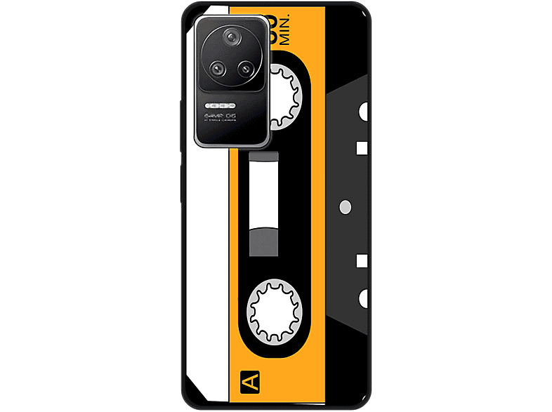 KÖNIG DESIGN Case, Backcover, Xiaomi, Poco F4, Retro Kassette