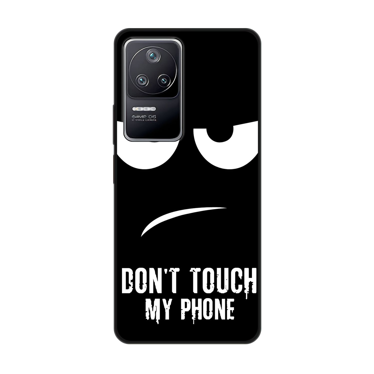 F4, Backcover, My DESIGN Schwarz KÖNIG Phone Poco Xiaomi, Dont Case, Touch