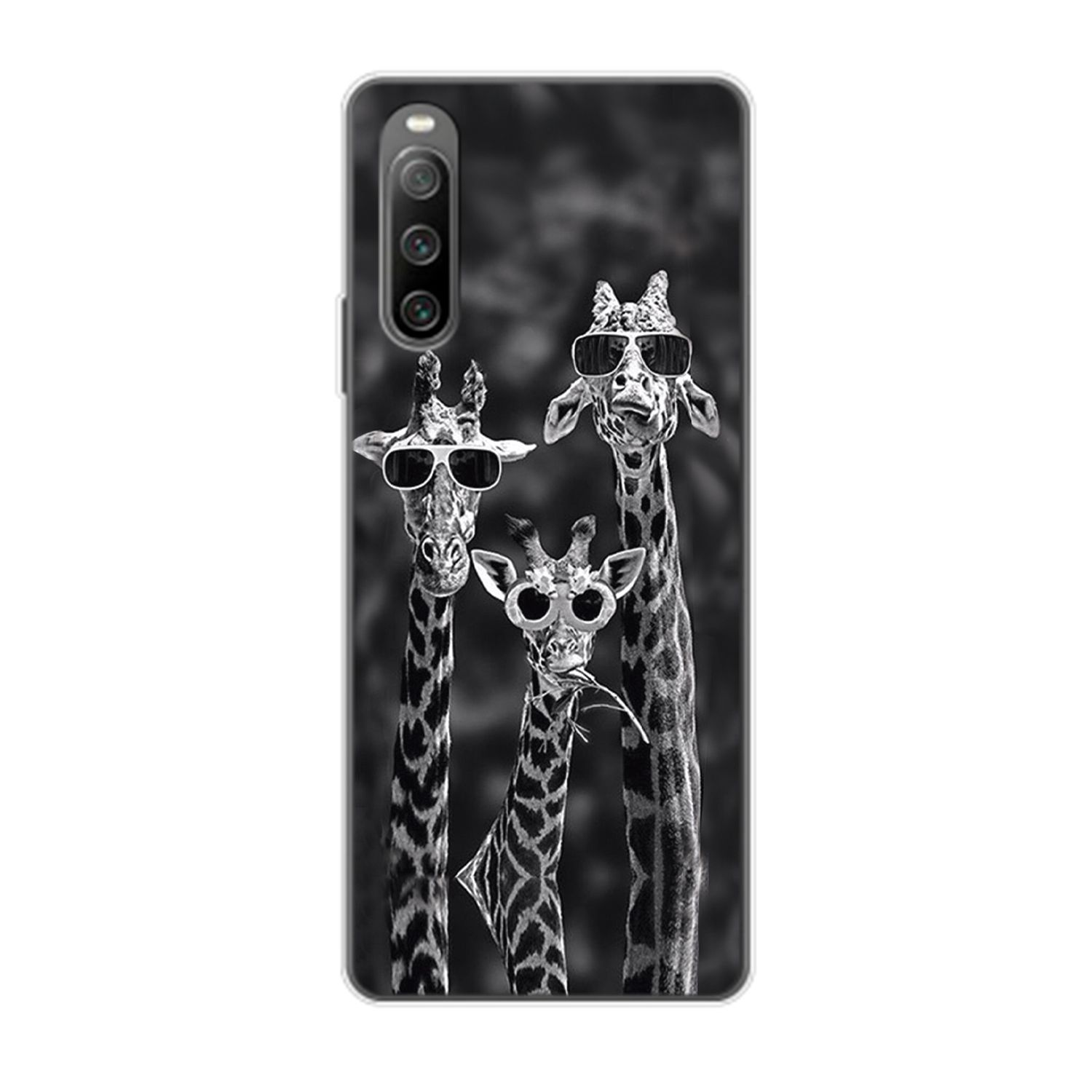 KÖNIG DESIGN Case, Giraffen 3 Xperia Backcover, IV, 10 Sony