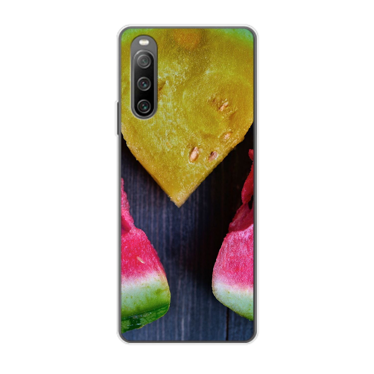 10 Xperia IV, Backcover, Sony, Wassermelone KÖNIG DESIGN Case,
