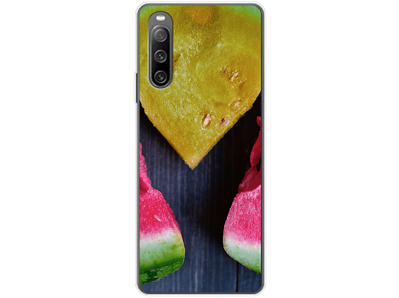 10 Xperia IV, Backcover, Sony, Wassermelone KÖNIG DESIGN Case,