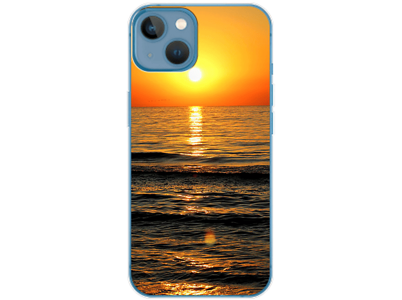 KÖNIG DESIGN Case, Backcover, Apple, Plus, 14 iPhone Sonnenuntergang