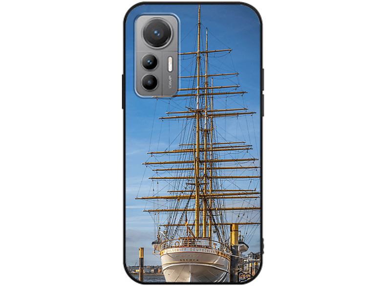 KÖNIG Segelboot Xiaomi, DESIGN Case, Backcover, 12 Lite,