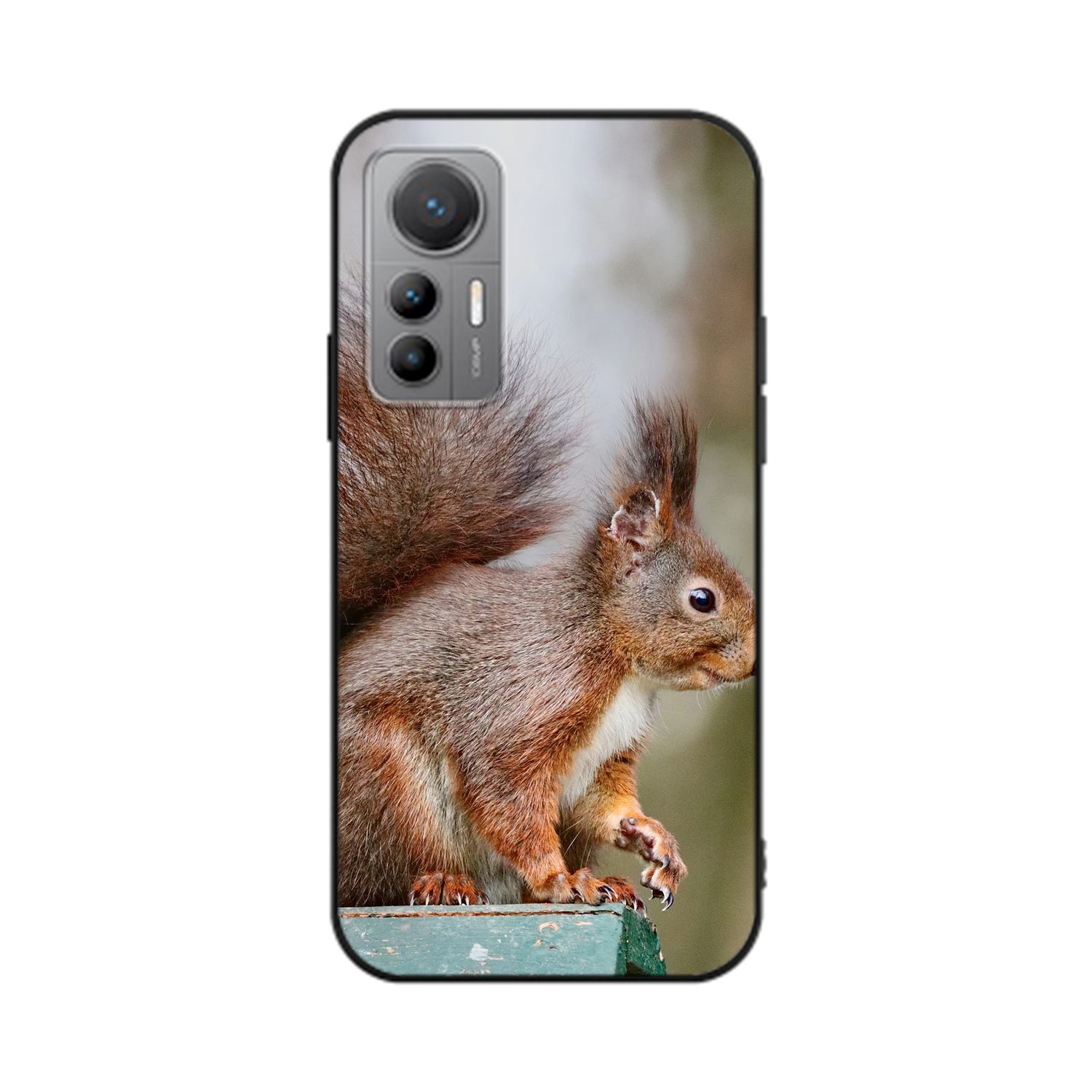 Case, Xiaomi, Backcover, DESIGN Eichhörnchen KÖNIG 12 Lite,