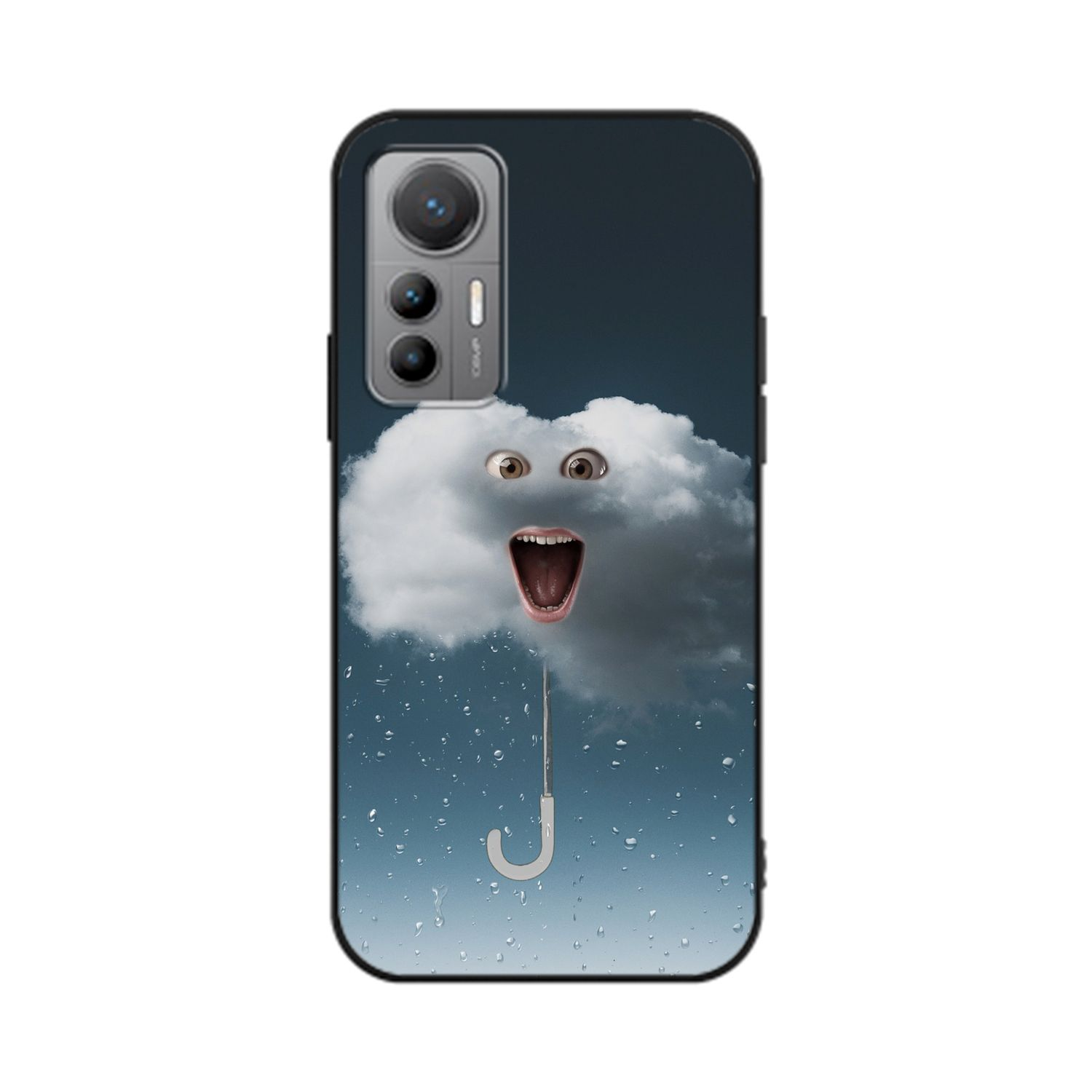 Case, KÖNIG Lite, Backcover, 12 DESIGN Xiaomi, Regenwolke