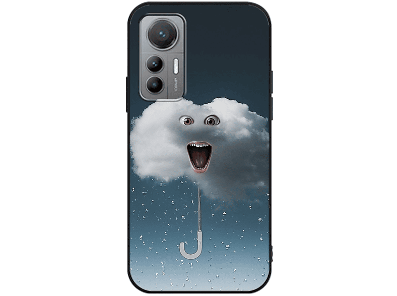 Xiaomi, Regenwolke Case, KÖNIG DESIGN 12 Lite, Backcover,