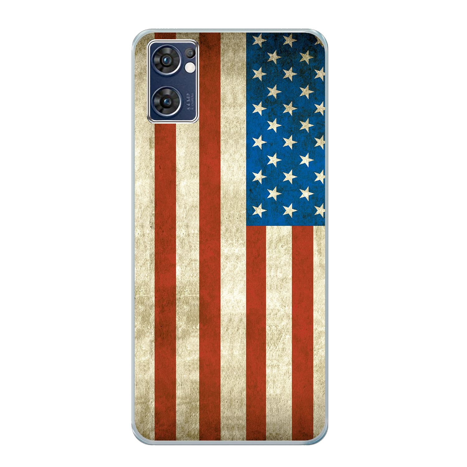 Oppo, KÖNIG Backcover, X5 Find Lite, Flagge Case, DESIGN USA