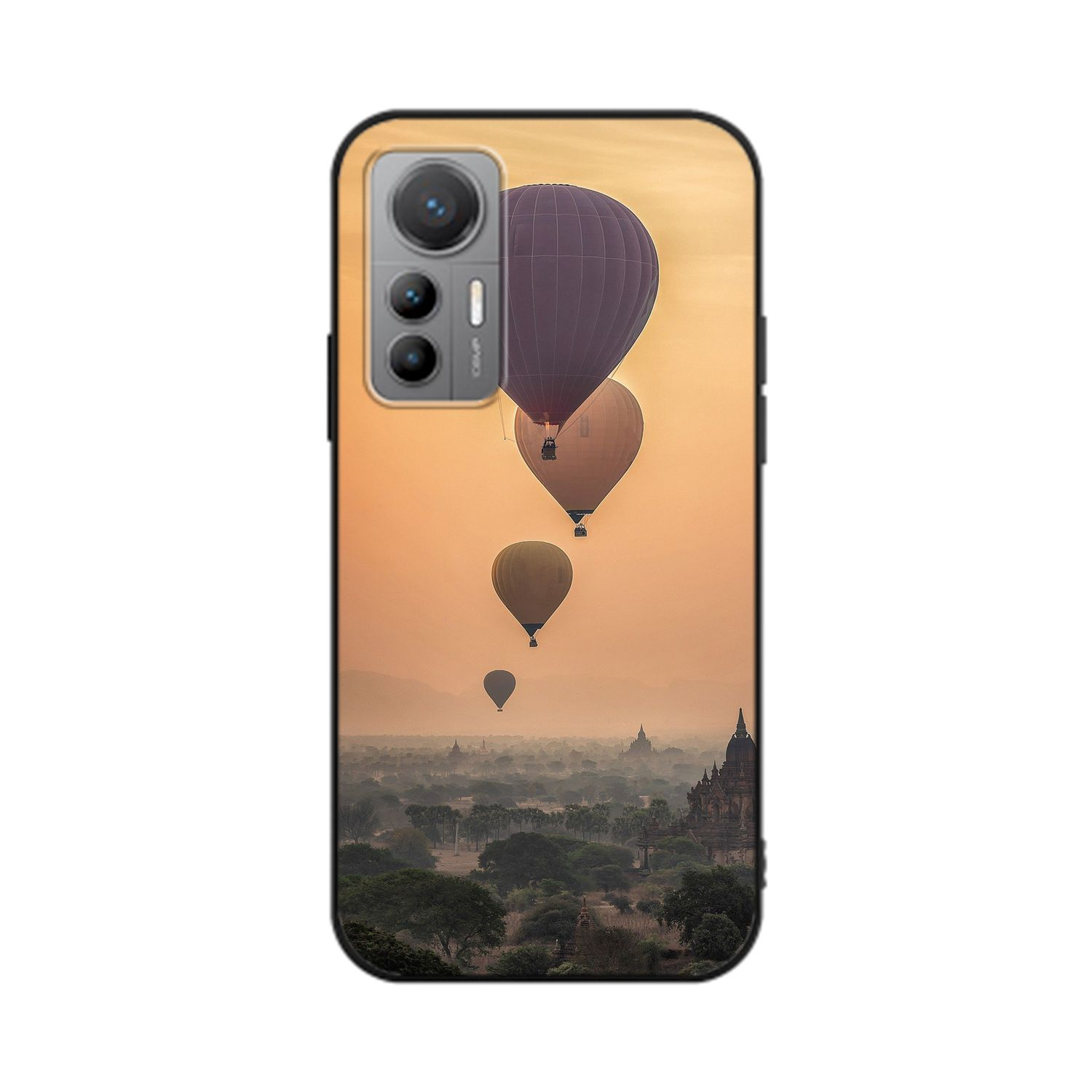Backcover, 12 Xiaomi, Lite, KÖNIG Case, DESIGN Heißluftballons