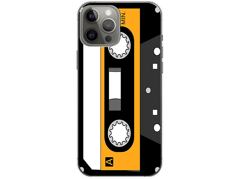 Pro Kassette iPhone Retro DESIGN Max, Backcover, Case, Apple, 14 KÖNIG