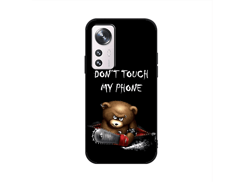 12 Backcover, Xiaomi, Bär Touch KÖNIG DESIGN My Dont Pro, Case, Phone Schwarz