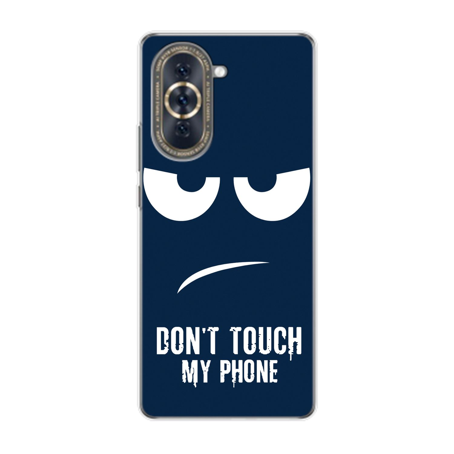 Case, Touch Dont My Backcover, Phone Huawei, Blau DESIGN KÖNIG nova 10,