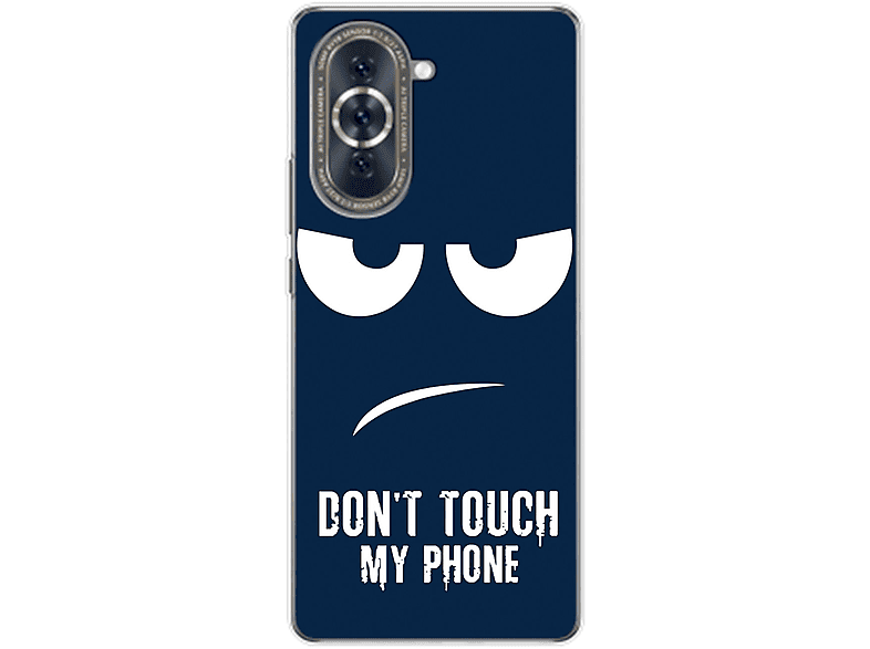 Case, Touch Dont My Backcover, Phone Huawei, Blau DESIGN KÖNIG nova 10,