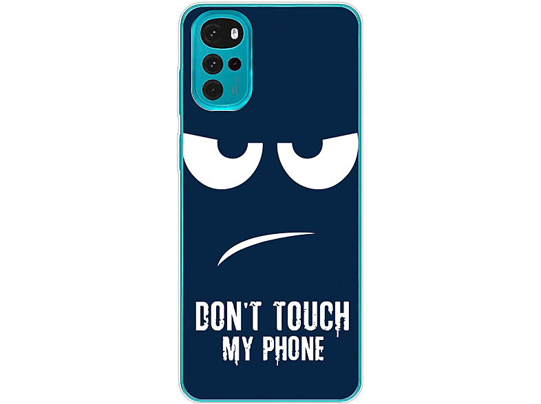 KÖNIG DESIGN Motorola, Case, Dont Phone G22, Backcover, My Moto Blau Touch