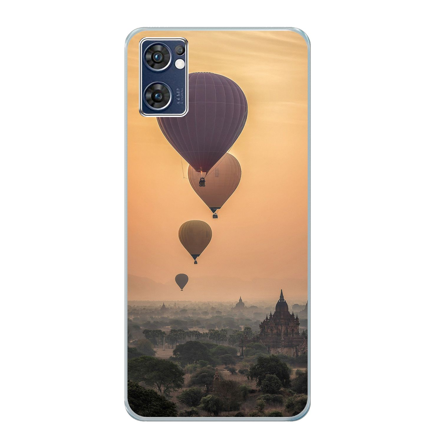 DESIGN X5 Find KÖNIG Backcover, Lite, Heißluftballons Oppo, Case,