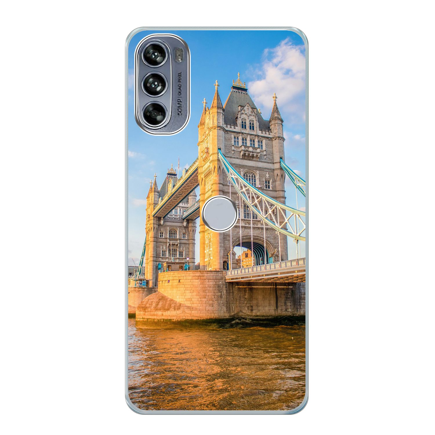 KÖNIG DESIGN Case, Backcover, Motorola, 30 Tower Bridge Edge Moto Pro