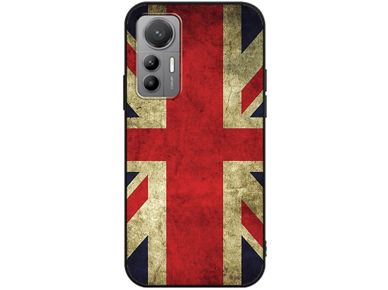 KÖNIG DESIGN Case, Backcover, Xiaomi, 12 Lite, England Flagge