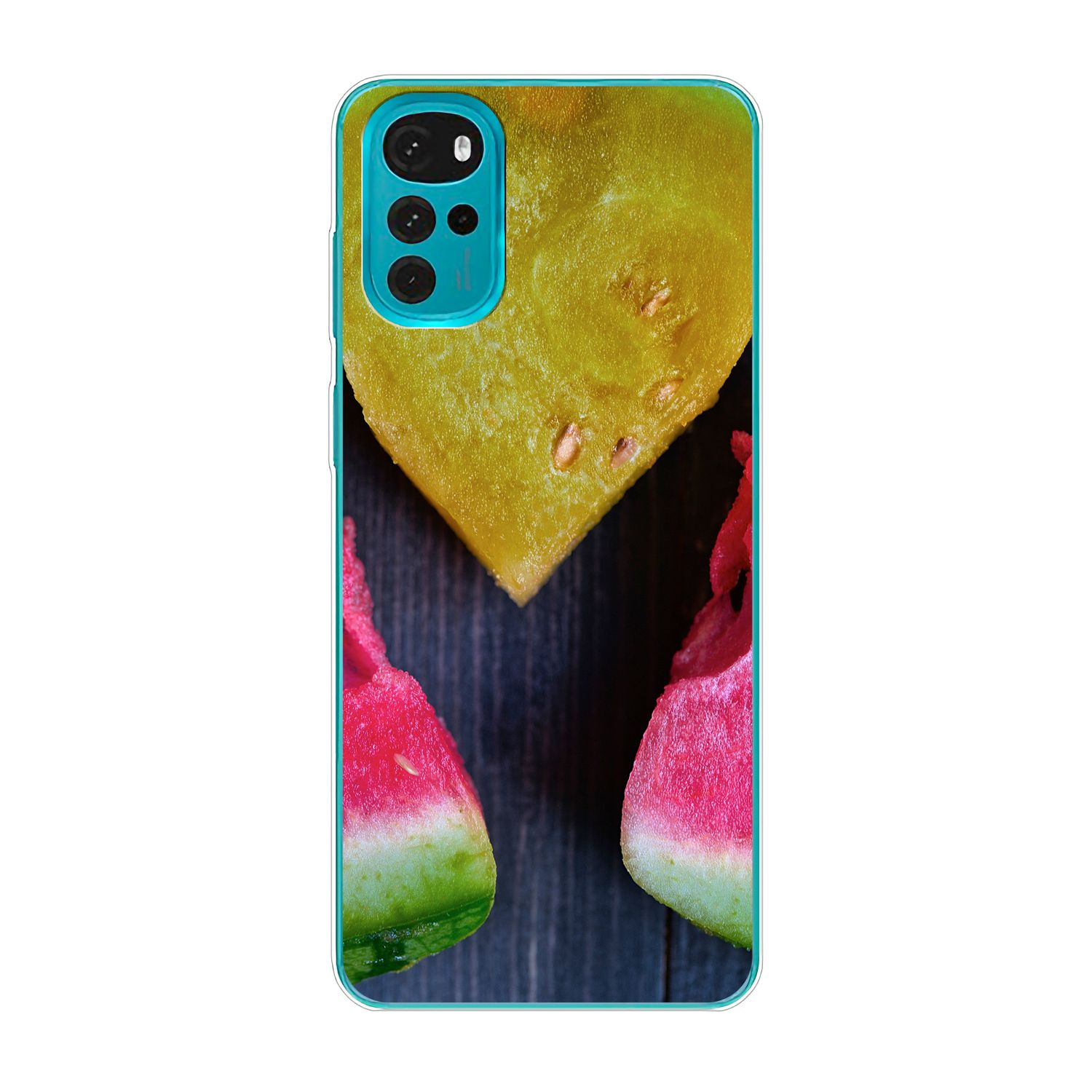 Moto Wassermelone Case, G22, DESIGN Backcover, Motorola, KÖNIG