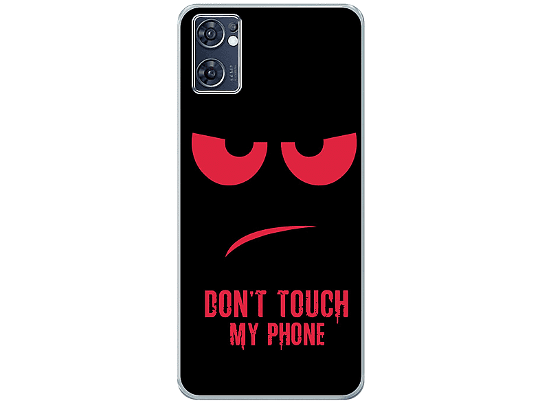 KÖNIG DESIGN Case, Backcover, Lite, Rot X5 My Phone Oppo, Find Dont Touch