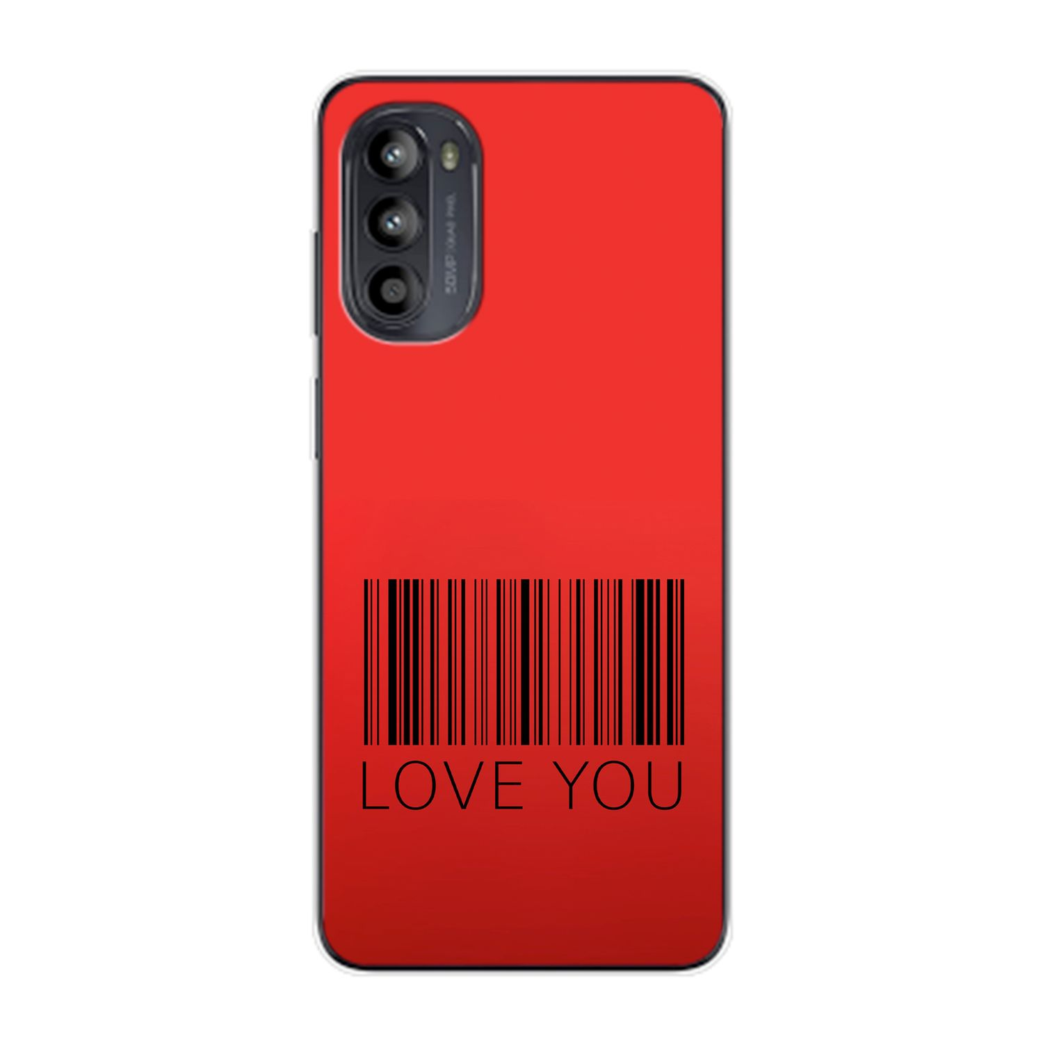 KÖNIG DESIGN Case, Backcover, Motorola, Moto Love You G62