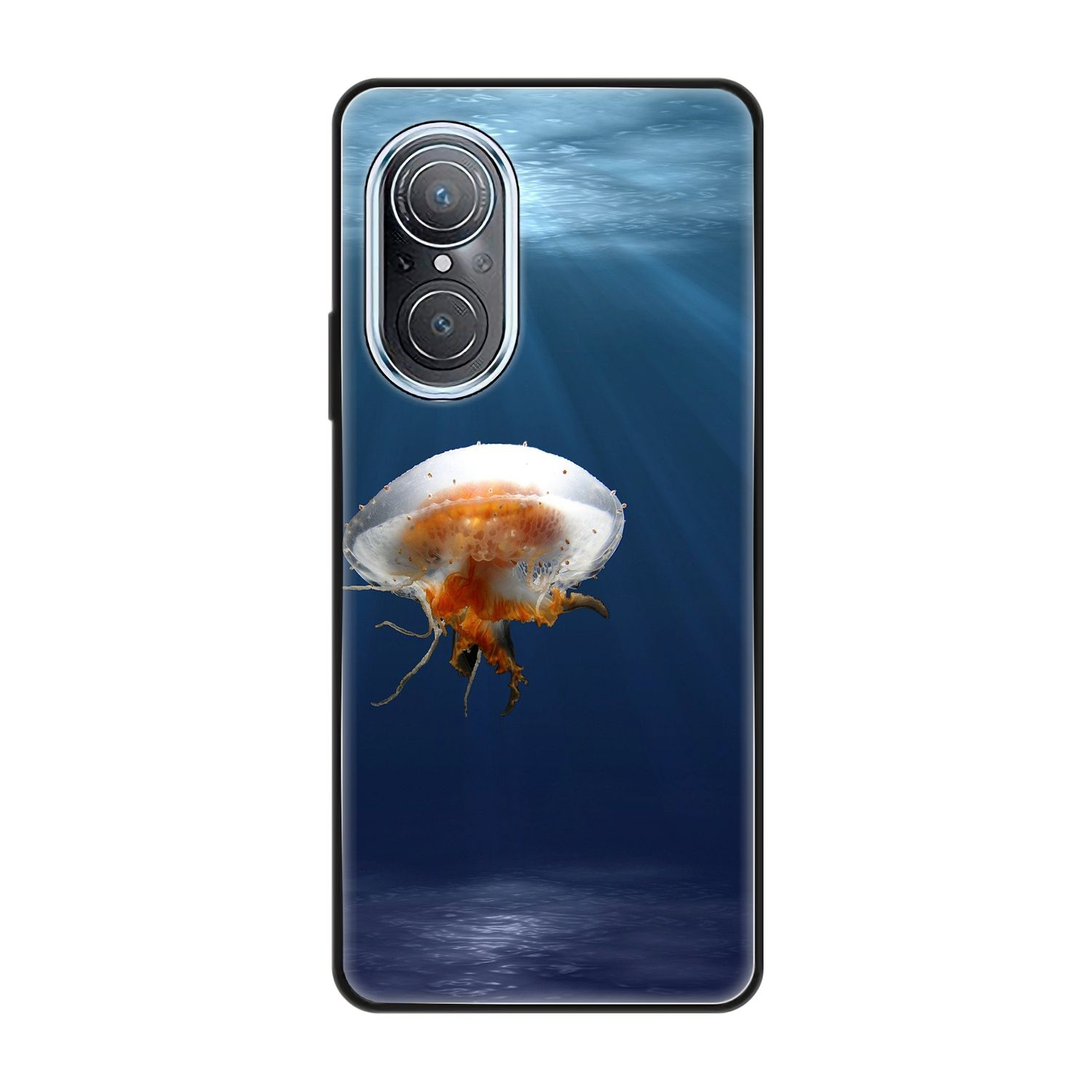 KÖNIG DESIGN Backcover, SE, Huawei, 9 nova Qualle Case