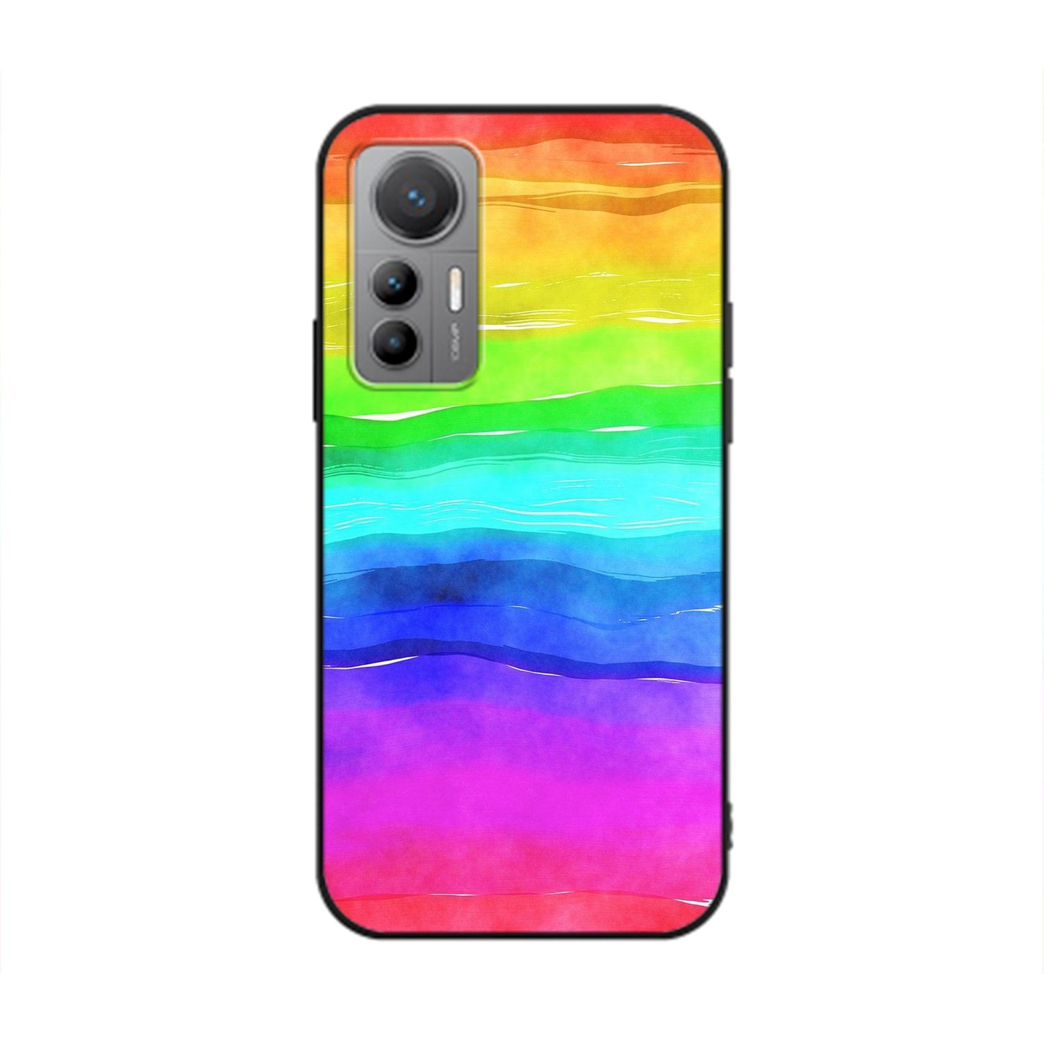 KÖNIG DESIGN Regenbogen Xiaomi, Case, Backcover, 12 Lite