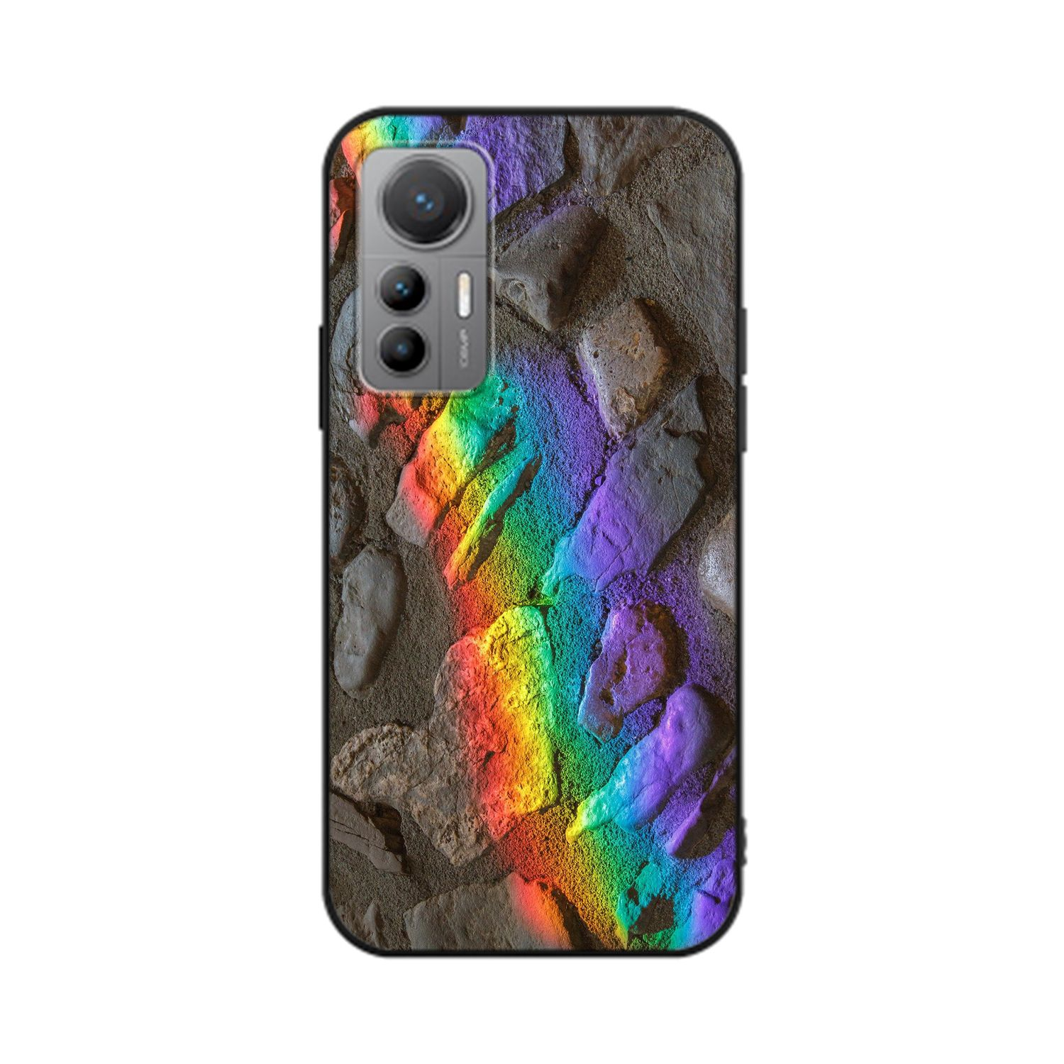 KÖNIG Xiaomi, Lite, 12 Steine Case, Backcover, DESIGN Regenbogen