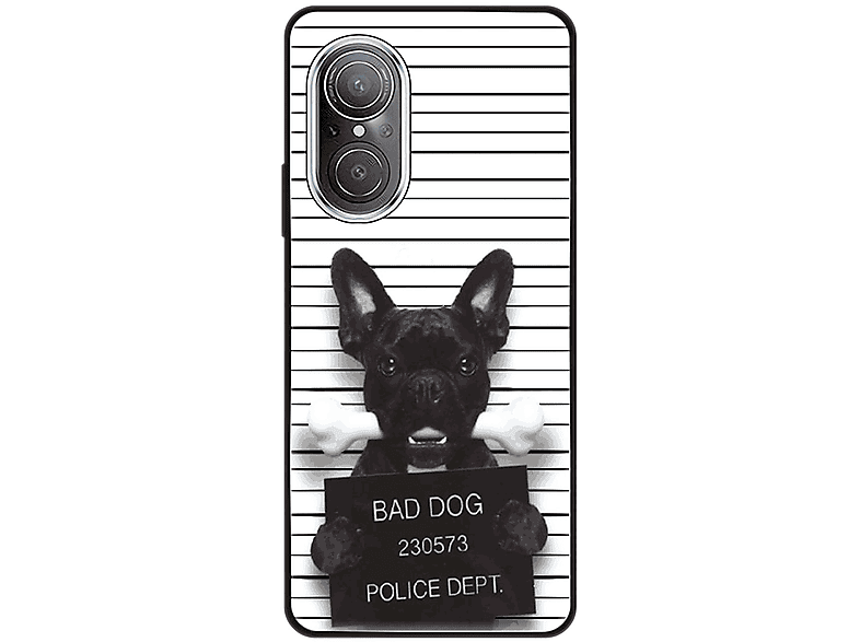 KÖNIG DESIGN Case, Backcover, Huawei, nova 9 SE, Bad Dog Bulldogge