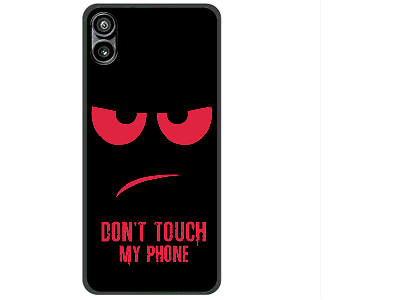 Rot Backcover, Phone KÖNIG Case, My Phone Dont Nothing, 1, Touch DESIGN