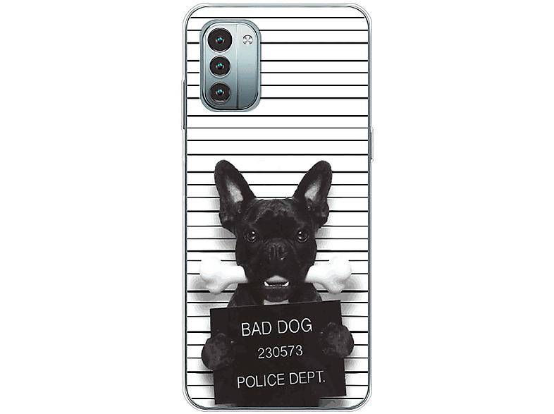 DESIGN Bad KÖNIG G11, Nokia, Case, Backcover, Bulldogge Dog