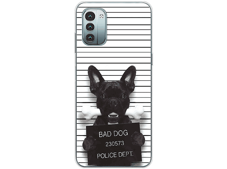 KÖNIG DESIGN G11, Case, Bulldogge Backcover, Dog Nokia, Bad