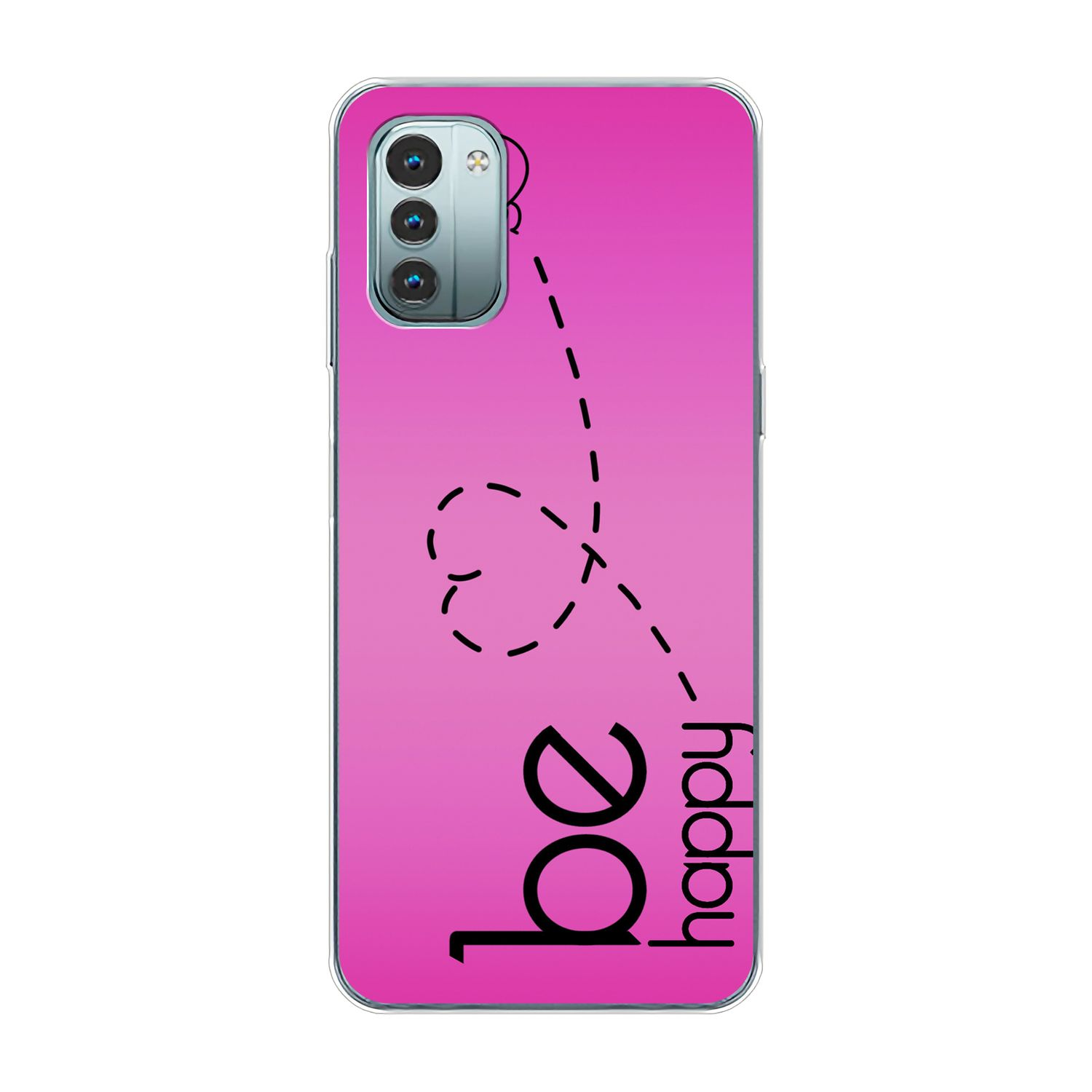 Be Nokia, Backcover, DESIGN Pink KÖNIG Happy G11, Case,