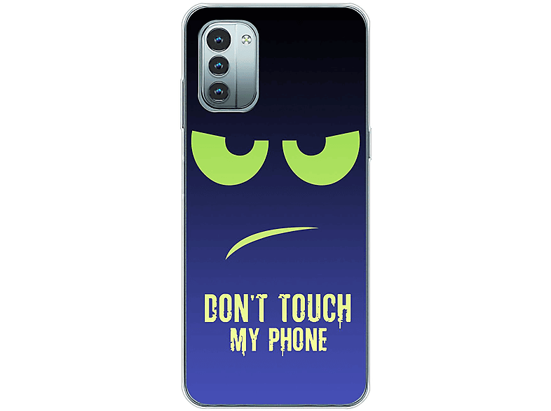 My Touch DESIGN G11, Backcover, Nokia, Case, Phone KÖNIG Blau Dont Grün