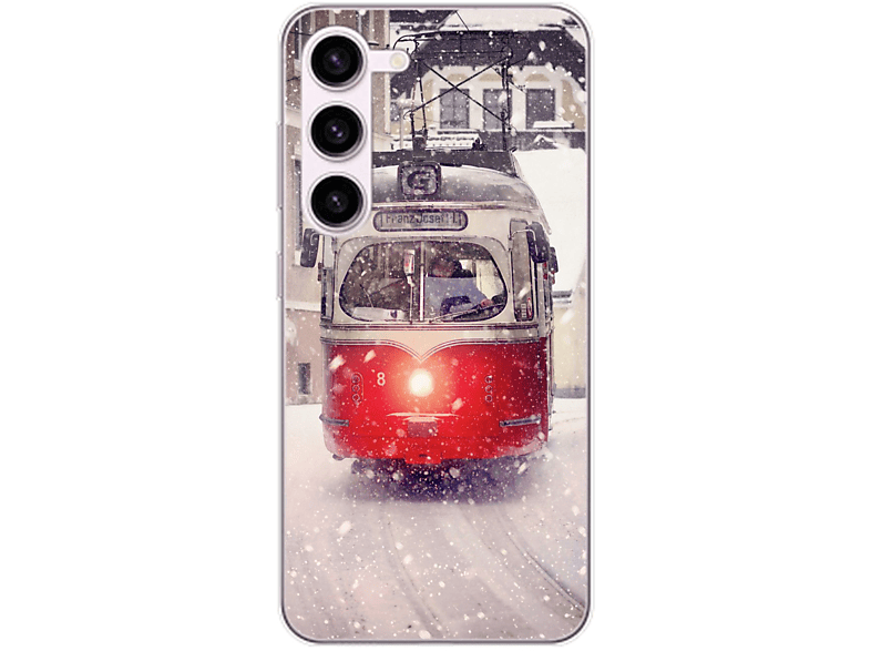 Straßenbahn DESIGN KÖNIG Plus, Galaxy Backcover, S23 Samsung, Case,